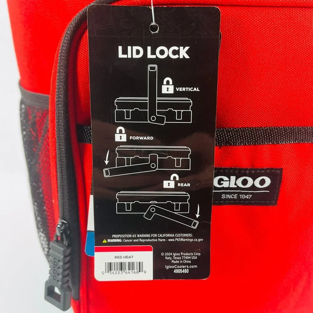 Igloo Heavy Duty Bucket Cooler 'Red Heat' 20QTCOOLBUCK-REDHEAT 20 Quart
